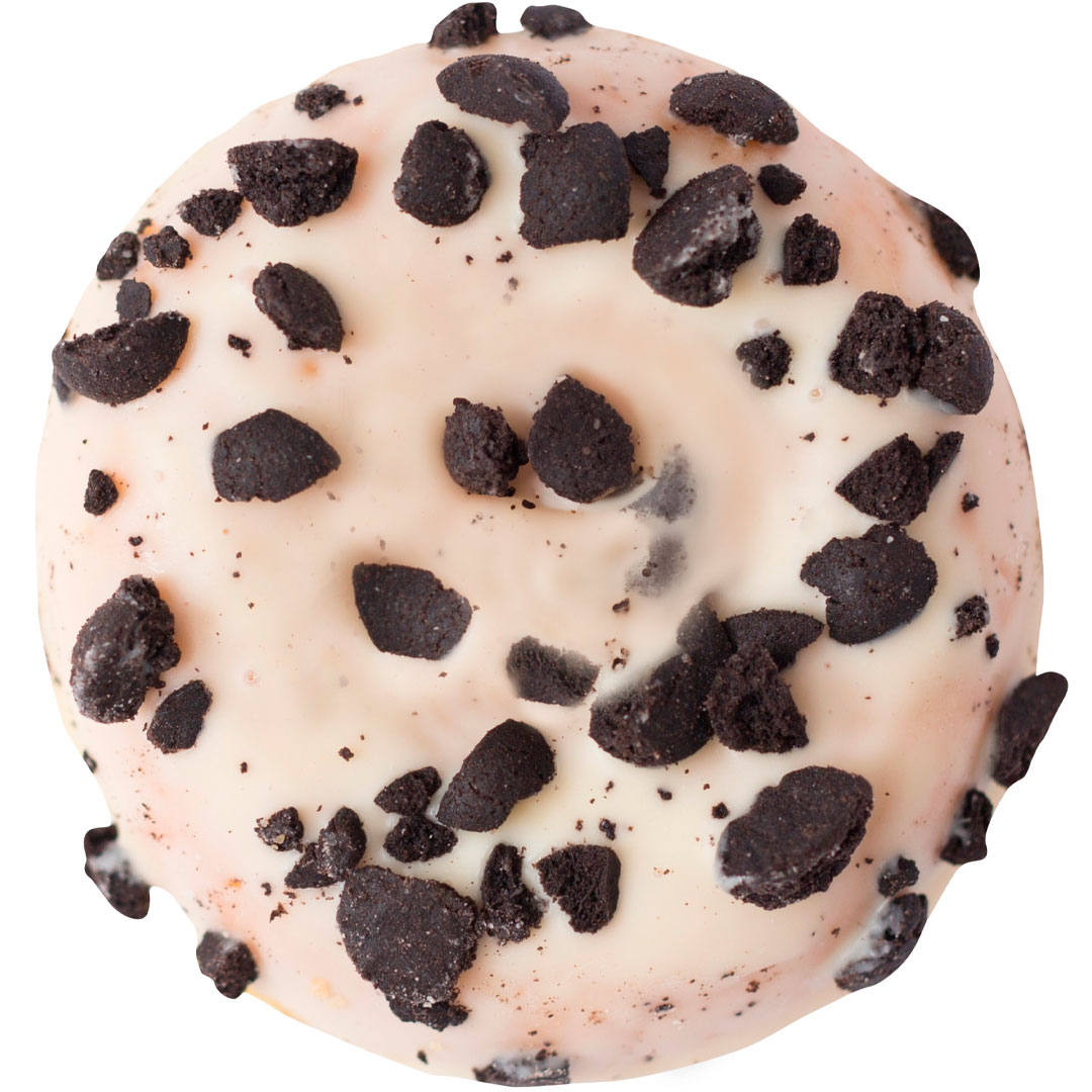 Photo of a single Dunkin' Cookies n’ Cream