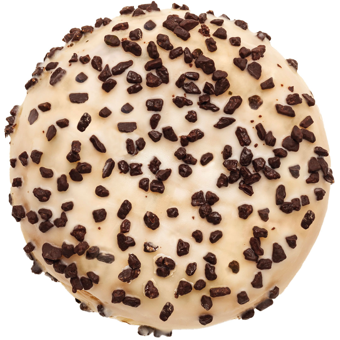 Photo of a single Dunkin' White Chocolate Sprinkle