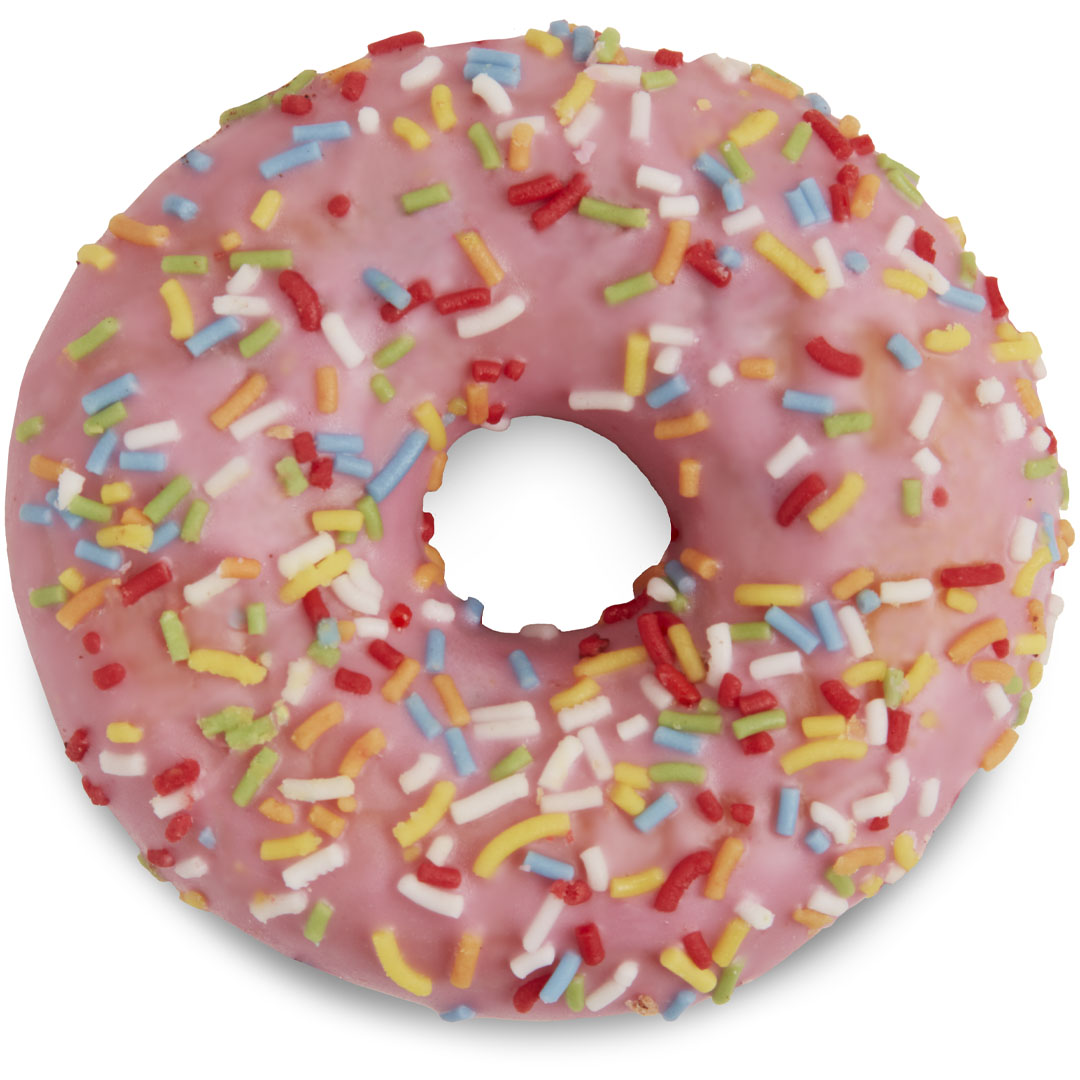 Photo of a single Dunkin' Strawberry Sprinkle